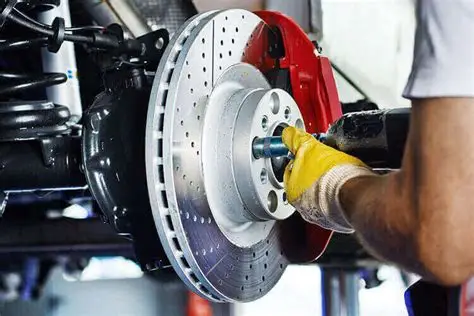 Brake service and repair service - illustrative background